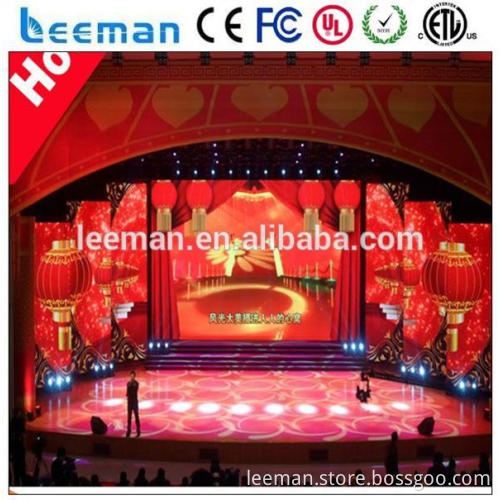 Leeman p7.62 indoor led video wall display panel board